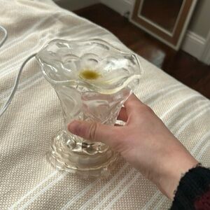 Oil burner, clothes, and shoes